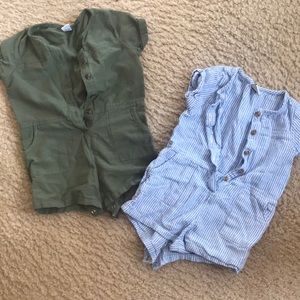 Girls’ rompers